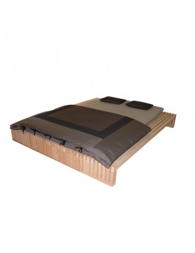 Sato Tenshi Tanne 4 Elemente mit Sato Futon Standard und Sato Duvet Kamelhaar, Bettwäsche aus hauseigenem Sato Atelier