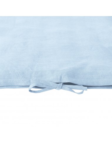 Organic linen Linus col. blue