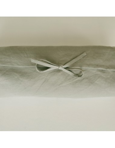 Nackenrollen Bezug Stoff Bio Leinen ash