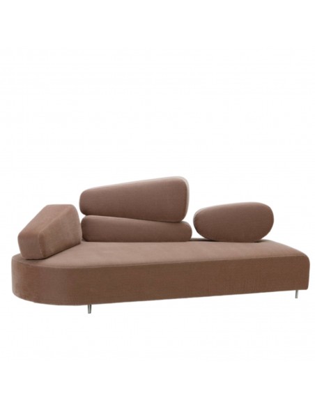 Mosspink Brühl Sofa,  Lehnenmodul und Bezüge sind abnehmbar. Mosspink Brühl Sofa,  Lehnenmodul und Bezüge sind abnehmbar.