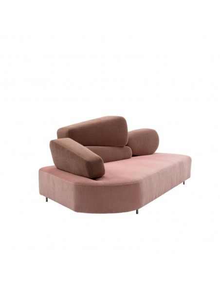 Mosspink Brühl Sofa,  Lehnenmodul und Bezüge sind abnehmbar. Mosspink Brühl Sofa,  Lehnenmodul und Bezüge sind abnehmbar.
