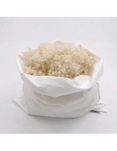 Cushion content kbT virgin wool balls