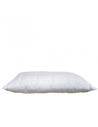 Sato sleeping pillow with virgin wool balls, quilted organic cotton cover