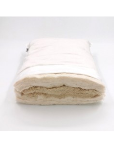 Sato sleeping pillow with cotton and wild silk layers, made by Sato 2