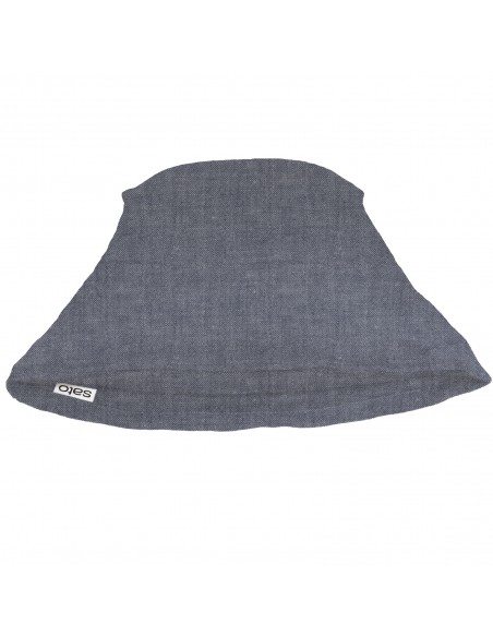 Cushion cover fabric organic linen Linus col. blue Cushion cover fabric organic linen Linus col. blue