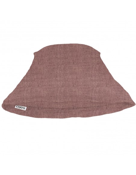 Kissenbezug Stoff Bio Leinen Linus col. rot Kissenbezug Stoff Bio Leinen Linus col. rot