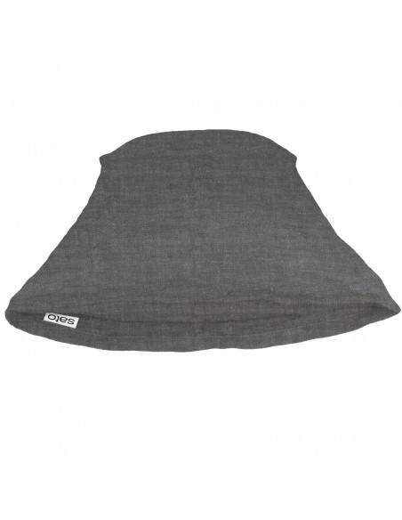 Kissenbezug Stoff Bio Leinen Linus col. schwarz Kissenbezug Stoff Bio Leinen Linus col. schwarz