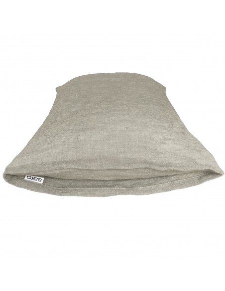 Kissenbezug Stoff Bio Leinen Linus col. natur roh Kissenbezug Stoff Bio Leinen Linus col. natur roh