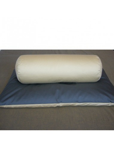 Sato millet pillow with bolster, cotton satin cover