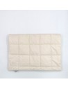 Cushion cover quilted organic cotton washable