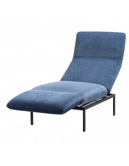 Brühlsofa roro Sessel small, multifunktional, Kopflehne und Beinstütze hoch gestellt.