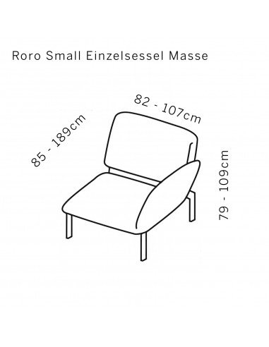 Roro small classic Sessel | Brühl Sofa