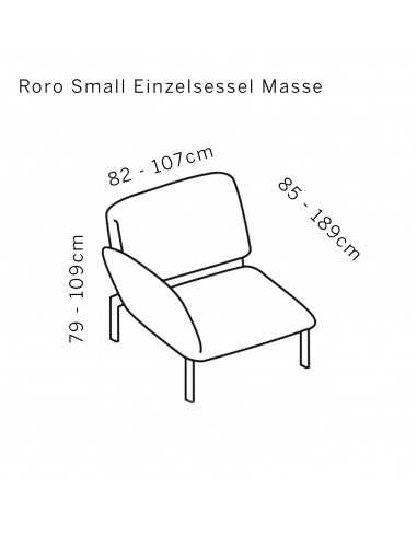 Roro small classic Sessel | Brühl Sofa