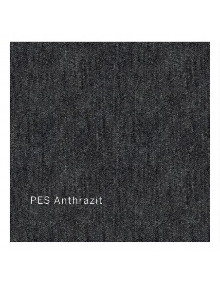 Brühl fabric sample PES anthracite