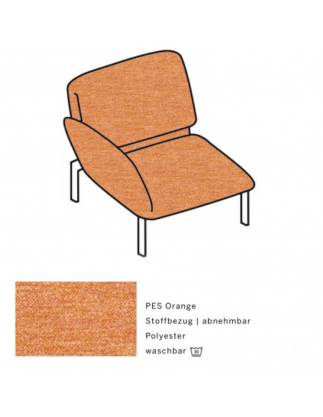 Brühl Sofa Roro Medium Single Chair, multifunctional, available at Sato in Zurich, Switzerland Brühl Sofa Roro Medium Single Chair, multifunctional, available at Sato in Zurich, Switzerland