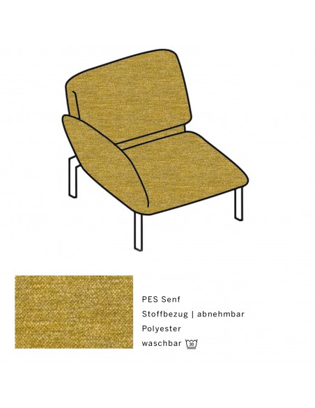 Brühl Sofa Roro Medium Single Chair, multifunctional, available at Sato in Zurich, Switzerland Brühl Sofa Roro Medium Single Chair, multifunctional, available at Sato in Zurich, Switzerland