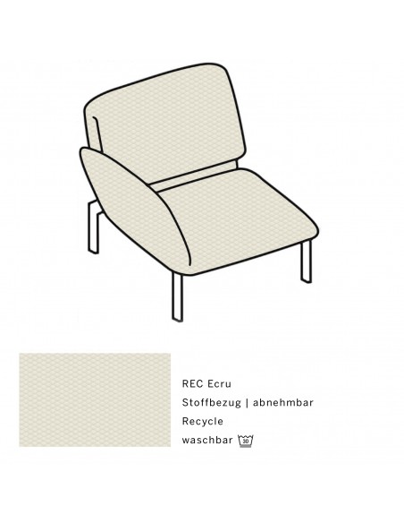 Brühl Sofa Roro Medium Sessel, multifunktional, erhältlich bei Sato