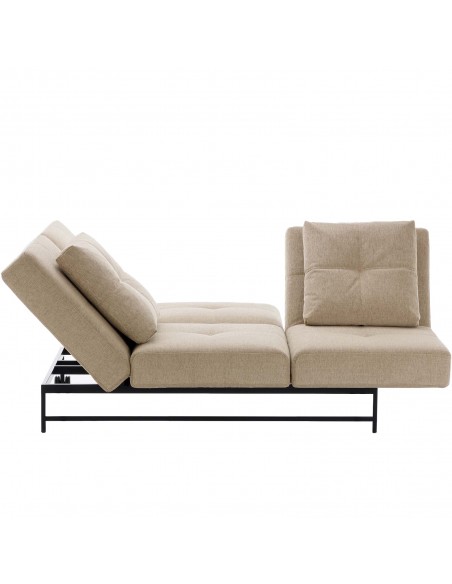 Brühl Sofa Cross Over, formklar, funktional, ästhetisch, Lounge, Sofabett, Doppelliege, verstellbare Rückenlehne