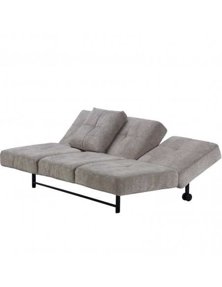 Brühl Sofa Cross Over, formklar, funktional, ästhetisch, Lounge, Sofabett, Doppelliege, verstellbare Rückenlehne