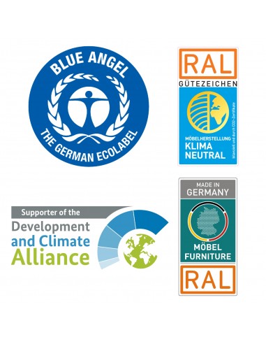 Brühl Sofa Cross Over Gütesiegel Nachhaltigkeit Blauer Engel Klima RAL