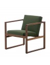 Grace Wood armchair, Brühl, available at Sato in Zurich, elegant, minimalist, wooden frame, single armchair, upholstered seat, s