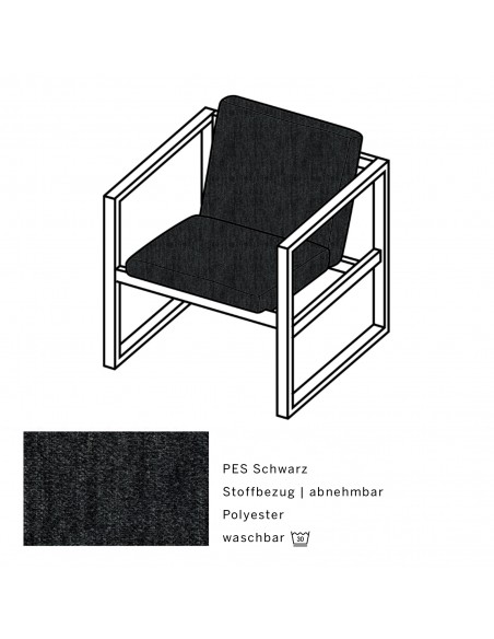 Grace Wood armchair, Brühl, available at Sato in Zurich, elegant, minimalist, wooden frame, single armchair, upholstered seat, s Grace Wood armchair, Brühl, available at Sato in Zurich, elegant, minimalist, wooden frame, single armchair, upholstered seat, s