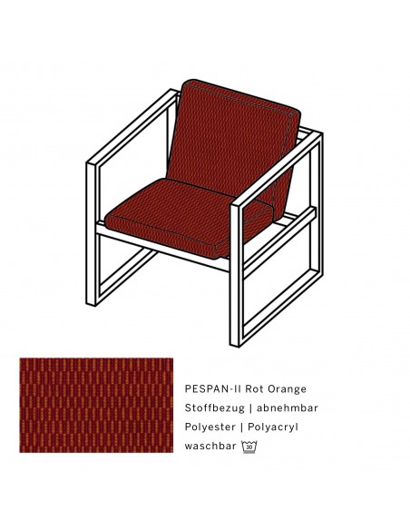 Grace Wood armchair, Brühl, available at Sato in Zurich, elegant, minimalist, wooden frame, single armchair, upholstered seat, s Grace Wood armchair, Brühl, available at Sato in Zurich, elegant, minimalist, wooden frame, single armchair, upholstered seat, s