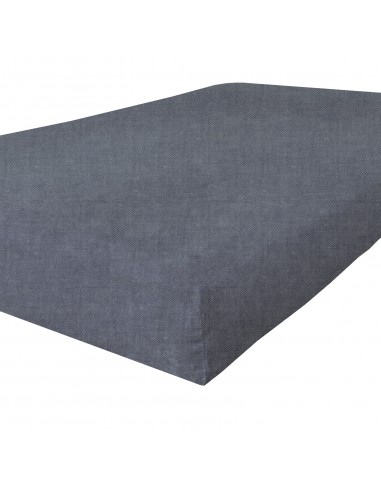 Stoff Bio leinen col. blau