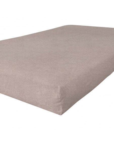 Fitted sheet with elasticated drawstring fabric organic linen col. rose Fitted sheet with elasticated drawstring fabric organic linen col. rose