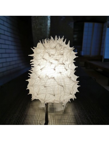 Japan handmade paper lamp Shibori 12