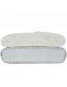 Sato futon cushion mat with sleeping mat soft ecru, natural latex and virgin wool content