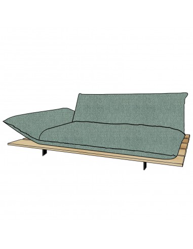 Akito, Sofa, Sato, Schlafsofa, Elegant, Funktional, Minimalistisch, Klappmechanismus, Bett, Armlehne, Seitenlehne, Daybed