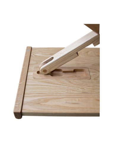 Faltbar Beistelltisch Japan leicht und flexibel, Massivholz Kastanie und Eiche