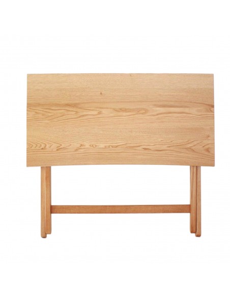 Folding Table H70 Japan leicht und flexibel, Massivholz Kastanie und Eiche