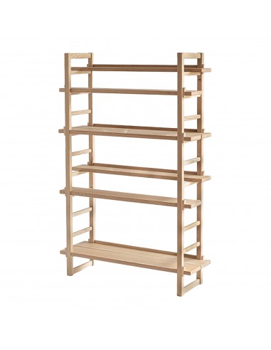 Japnisches Regal leicht und flexibel, Massivholz metallfrei