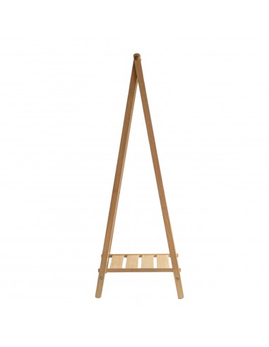 Garderobe Japan leicht und flexibel, Massivholz Kastanie und Eiche, Metallfrei