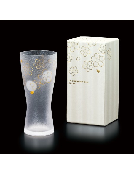 Glas, Japan, Bierglas, Sato, Sakura, Geschenk, Box