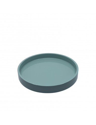 Lacktablett Vietnam rund Durchmesser 20cm eisblau