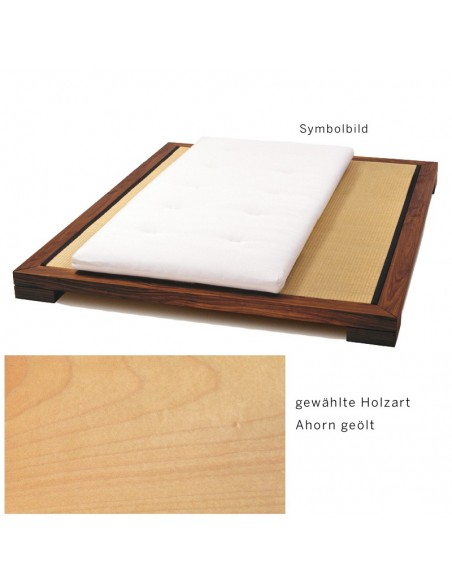 Sato Bett Chikarà Holzmuster, Ahorn Massivholz geölt