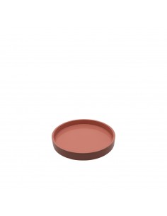 Lacktablett Vietnam rund 12x12cm Apricot