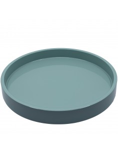 Lacktablett Vietnam Durchmesser 30cm Eisblau