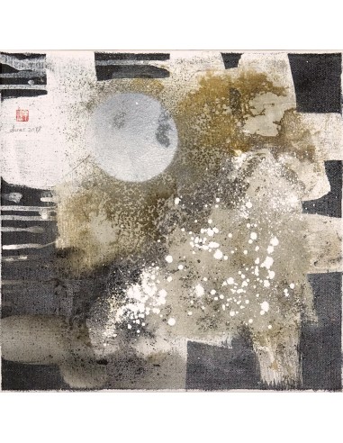 Sanae Sakamoto Ausstellung japanische Schriftkunst Kalligrafie Malerei bei Sato in Zürich Performance