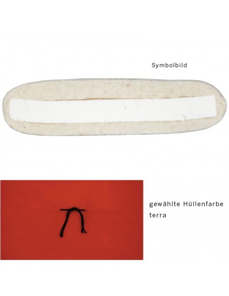 Sato Futon Rollmatte terra mit Natur-Latex uns Schurwolle, rollbar