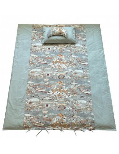 Sato-Duvet Ueberzug Baumwolle, Oriental Muster und Percal irish winter mit passenden Kissen Sato-Duvet Ueberzug Baumwolle, Oriental Muster und Percal irish winter mit passenden Kissen