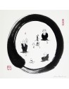 L01 The Circle – Enjoy the Day | Ink Painting