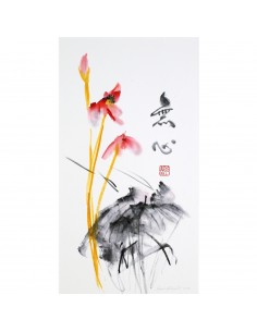 L10 Flower, Serenity | Ink Painting