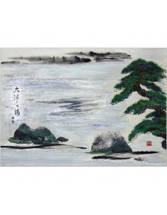 L38 A Drop in the River | Painting