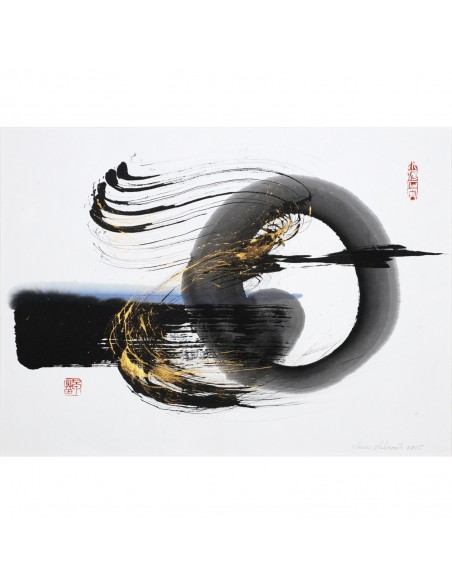 Alles fliesst | Tuschemalerei, Sanae Sakamoto Alles fliesst | Tuschemalerei, Sanae Sakamoto