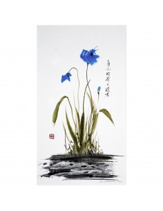 L42 Irises | Ink painting