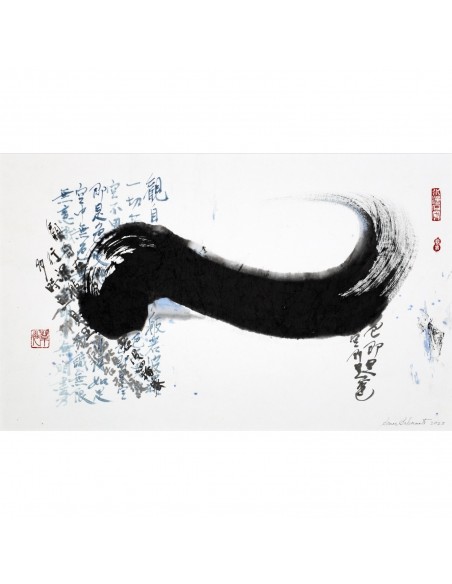 Der Lauf der Zeit | Tuschemalerei, Sanae Sakamoto Der Lauf der Zeit | Tuschemalerei, Sanae Sakamoto